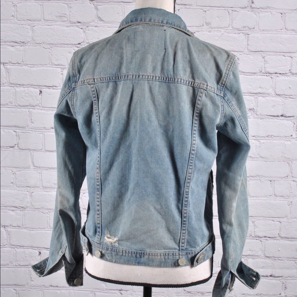 BLANKNYC Distressed Denim Jacket Sz S(4) - Picture 9 of 10